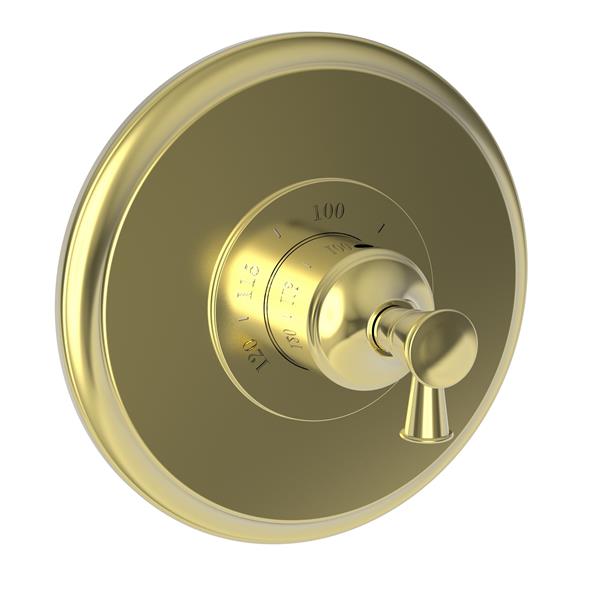 Newport Brass - Vander 3/4 Inch Round Thermostatic Trim Plate with Handle