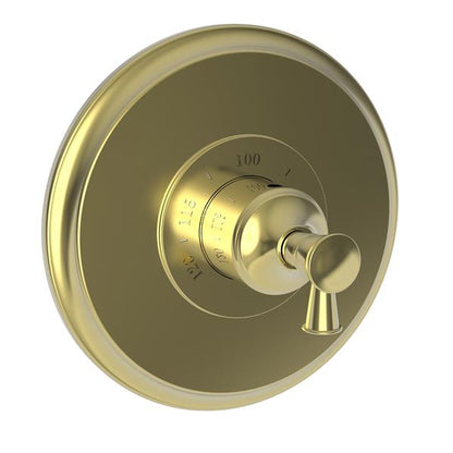Newport Brass - 3/4 Inch Round Thermostatic Trim Plate With Handle