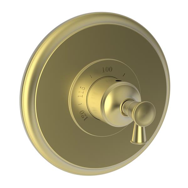 Newport Brass - 3/4 Inch Round Thermostatic Trim Plate With Handle