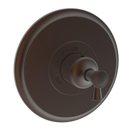 Newport Brass - 3/4 Inch Round Thermostatic Trim Plate With Handle