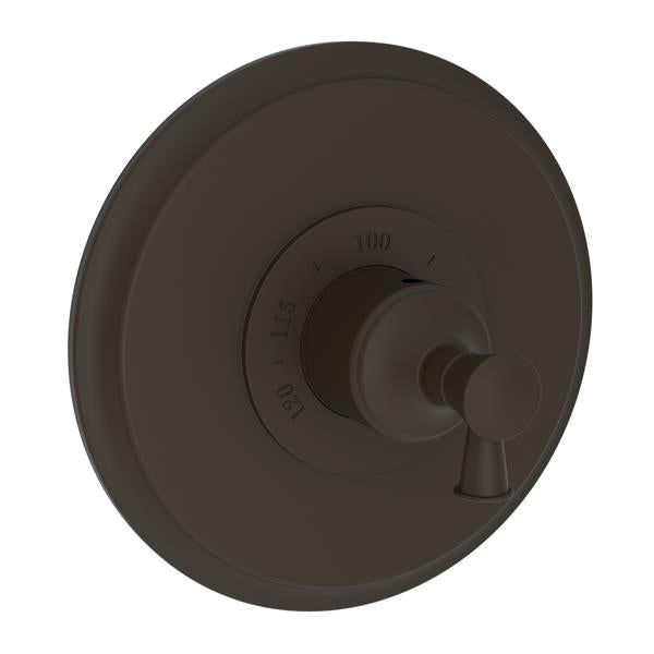 Newport Brass - 3/4 Inch Round Thermostatic Trim Plate With Handle
