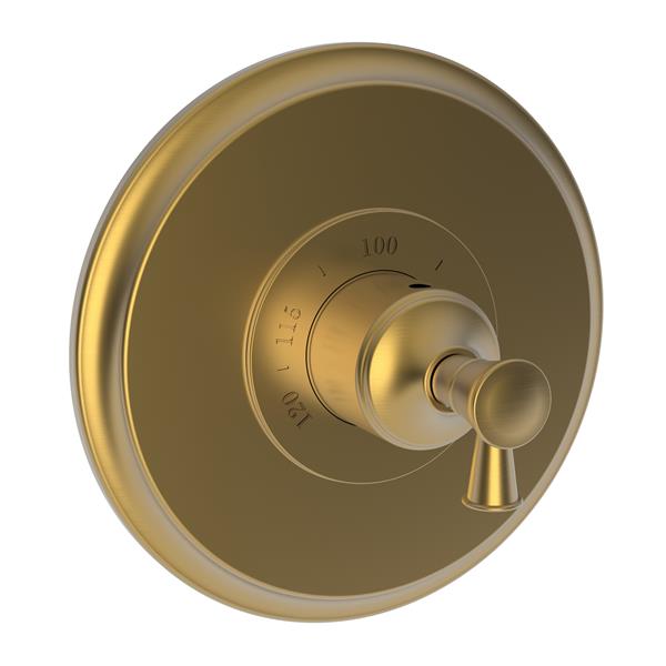 Newport Brass - Vander 3/4 Inch Round Thermostatic Trim Plate with Handle