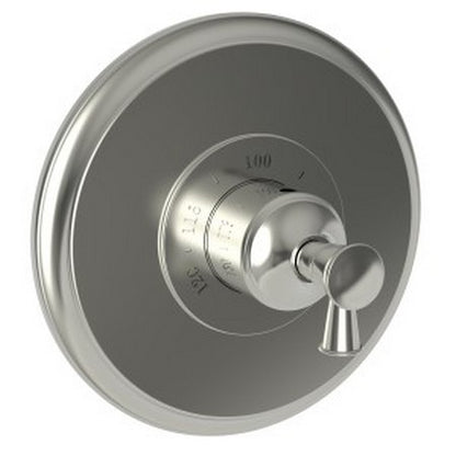 Newport Brass - 3/4 Inch Round Thermostatic Trim Plate With Handle