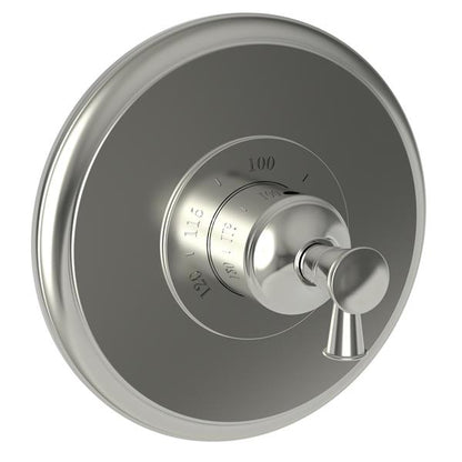 Newport Brass - Vander 3/4 Inch Round Thermostatic Trim Plate with Handle