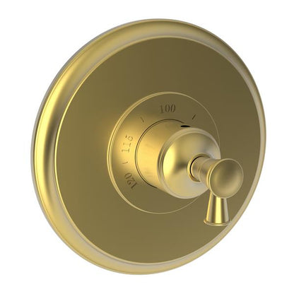 Newport Brass - Vander 3/4 Inch Round Thermostatic Trim Plate with Handle