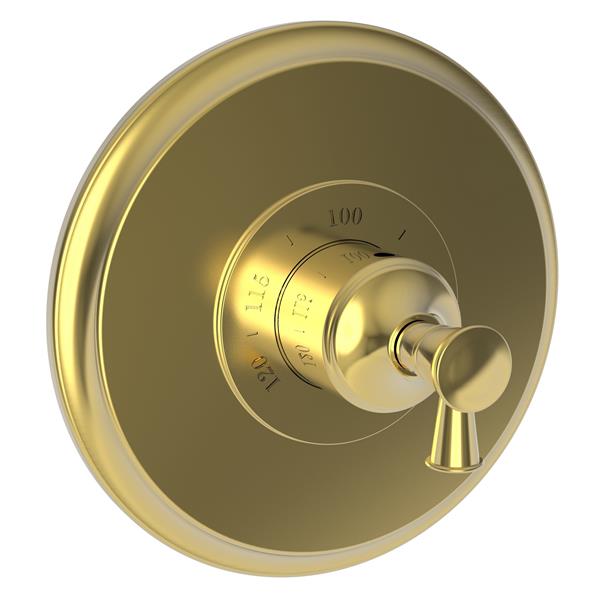 Newport Brass - Vander 3/4 Inch Round Thermostatic Trim Plate with Handle