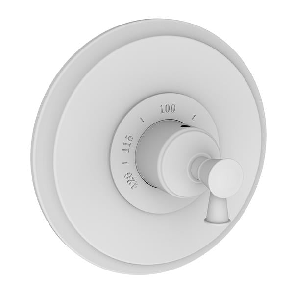 Newport Brass - Vander 3/4 Inch Round Thermostatic Trim Plate with Handle