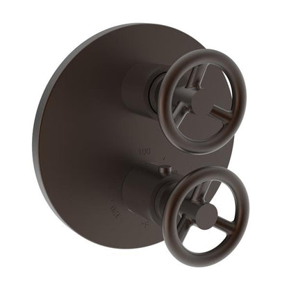 Newport Brass - Slater 1/2 Inch Round Thermostatic Trim Plate with Handle
