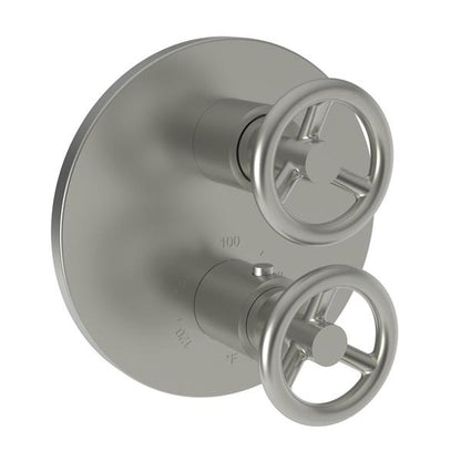 Newport Brass - Slater 1/2 Inch Round Thermostatic Trim Plate with Handle