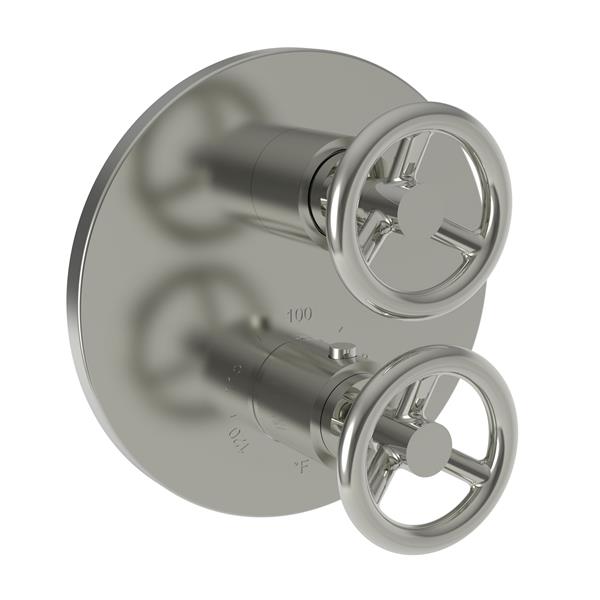 Newport Brass - Slater 1/2 Inch Round Thermostatic Trim Plate with Handle