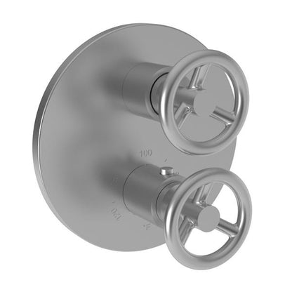 Newport Brass - Slater 1/2 Inch Round Thermostatic Trim Plate with Handle