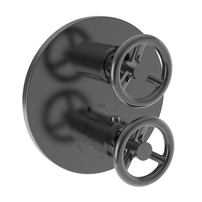 Newport Brass - Slater 1/2 Inch Round Thermostatic Trim Plate with Handle
