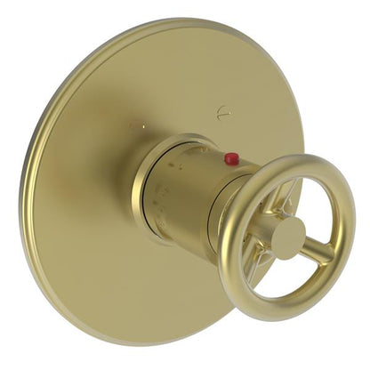 Newport Brass - Slater 3/4 Inch Round Thermostatic Trim Plate with Handle