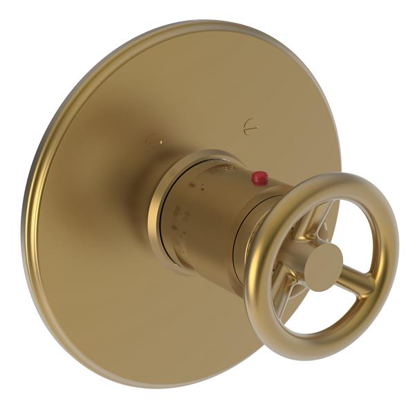 Newport Brass - 3/4 Inch Round Thermostatic Trim Plate With Handle