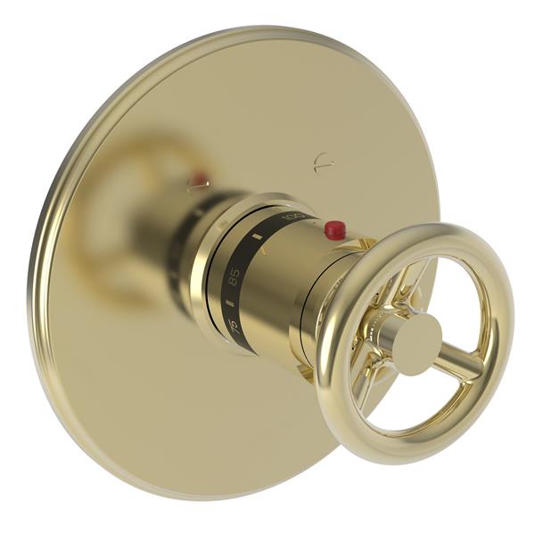 Newport Brass - Slater 3/4 Inch Round Thermostatic Trim Plate with Handle