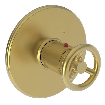 Newport Brass - Slater 3/4 Inch Round Thermostatic Trim Plate with Handle