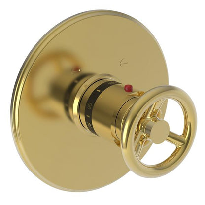 Newport Brass - Slater 3/4 Inch Round Thermostatic Trim Plate with Handle