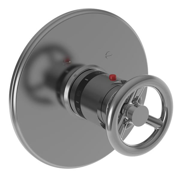 Newport Brass - Slater 3/4 Inch Round Thermostatic Trim Plate with Handle