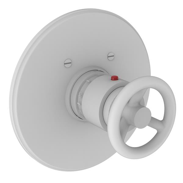 Newport Brass - 3/4 Inch Round Thermostatic Trim Plate With Handle
