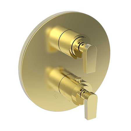 Newport Brass - Dorrance 1/2 Inch Round Thermostatic Trim Plate with Handle