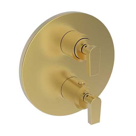 Newport Brass - 1/2 Inch Round Thermostatic Trim Plate With Handle