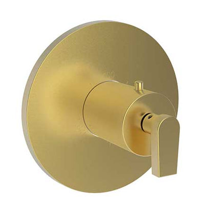 Newport Brass - 3/4 Inch Round Thermostatic Trim Plate With Handle