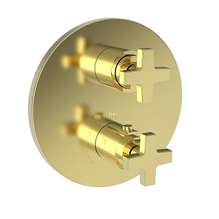 Newport Brass - Dorrance 1/2 Inch Round Thermostatic Trim Plate with Handle