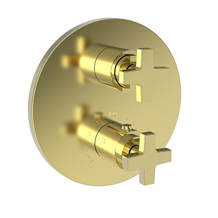 Newport Brass - Dorrance 1/2 Inch Round Thermostatic Trim Plate with Handle