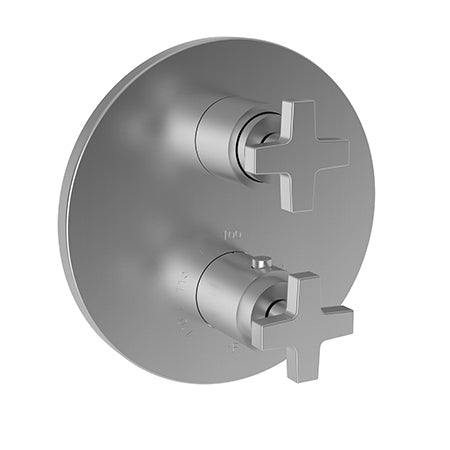 Newport Brass - Dorrance 1/2 Inch Round Thermostatic Trim Plate with Handle
