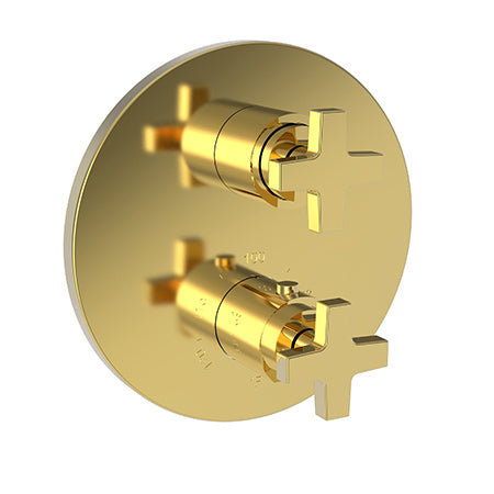 Newport Brass - Dorrance 1/2 Inch Round Thermostatic Trim Plate with Handle