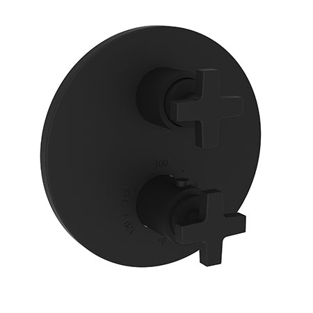 Newport Brass - Dorrance 1/2 Inch Round Thermostatic Trim Plate with Handle