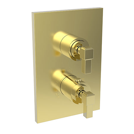 Newport Brass - Malvina 1/2 Inch Square Thermostatic Trim Plate with Handle