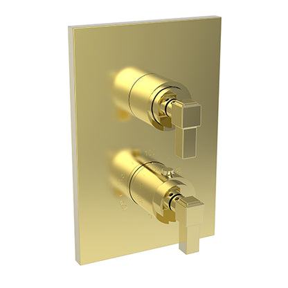 Newport Brass - Malvina 1/2 Inch Square Thermostatic Trim Plate with Handle