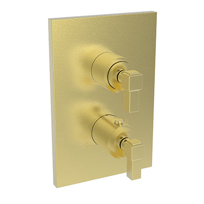 Newport Brass - Malvina 1/2 Inch Square Thermostatic Trim Plate with Handle