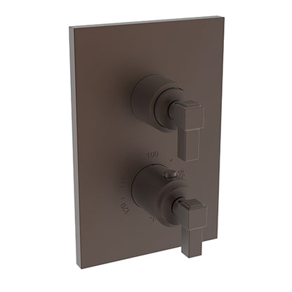 Newport Brass - Malvina 1/2 Inch Square Thermostatic Trim Plate with Handle