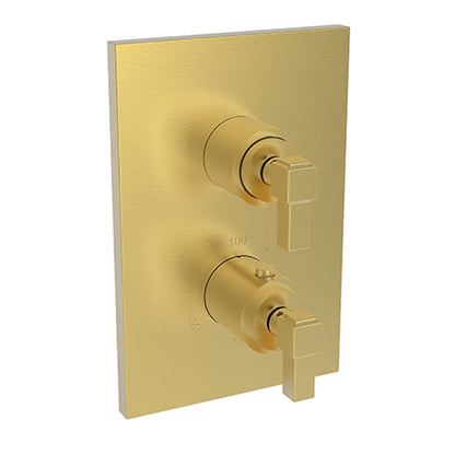Newport Brass - Malvina 1/2 Inch Square Thermostatic Trim Plate with Handle
