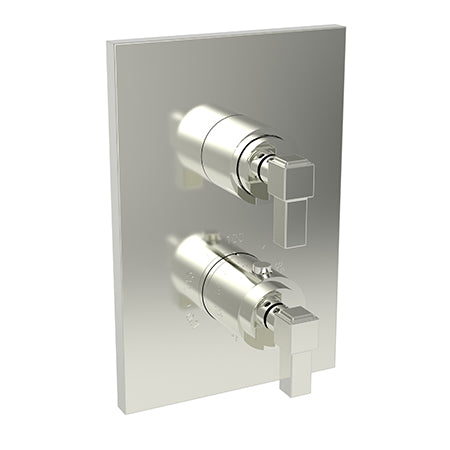 Newport Brass - Malvina 1/2 Inch Square Thermostatic Trim Plate with Handle