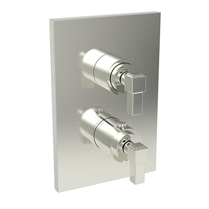 Newport Brass - Malvina 1/2 Inch Square Thermostatic Trim Plate with Handle