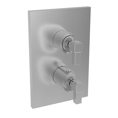 Newport Brass - Malvina 1/2 Inch Square Thermostatic Trim Plate with Handle