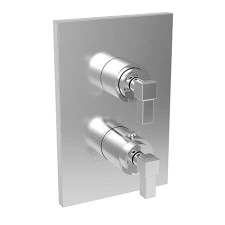 Newport Brass - Malvina 1/2 Inch Square Thermostatic Trim Plate with Handle