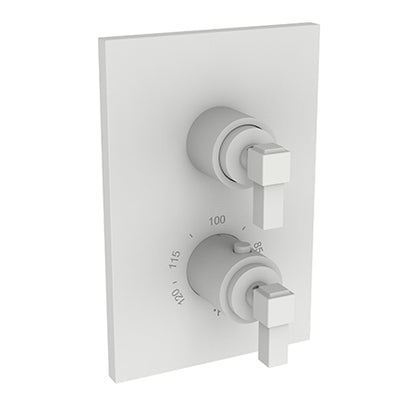 Newport Brass - Malvina 1/2 Inch Square Thermostatic Trim Plate with Handle