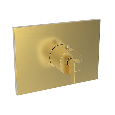 Newport Brass - Malvina 3/4 Inch Square Thermostatic Trim Plate with Handle