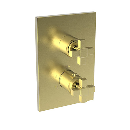 Newport Brass - Malvina 1/2 Inch Square Thermostatic Trim Plate with Handle