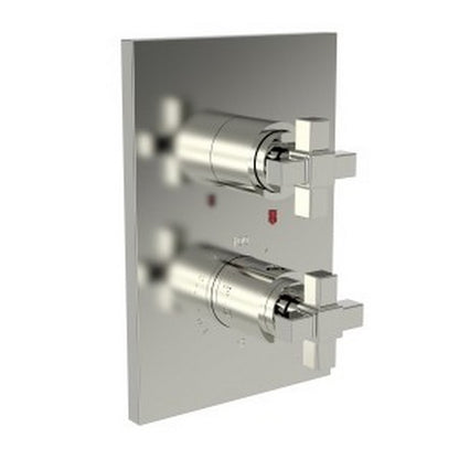 Newport Brass - Malvina 1/2 Inch Square Thermostatic Trim Plate with Handle