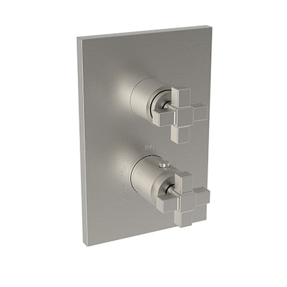 Newport Brass - Malvina 1/2 Inch Square Thermostatic Trim Plate with Handle