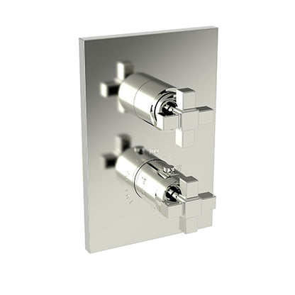 Newport Brass - Malvina 1/2 Inch Square Thermostatic Trim Plate with Handle