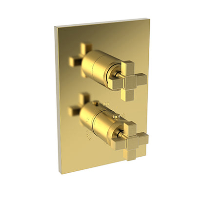 Newport Brass - Malvina 1/2 Inch Square Thermostatic Trim Plate with Handle