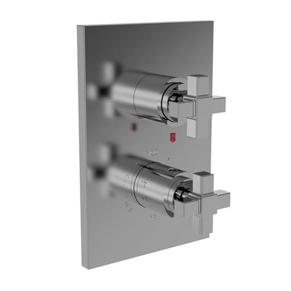 Newport Brass - Malvina 1/2 Inch Square Thermostatic Trim Plate with Handle
