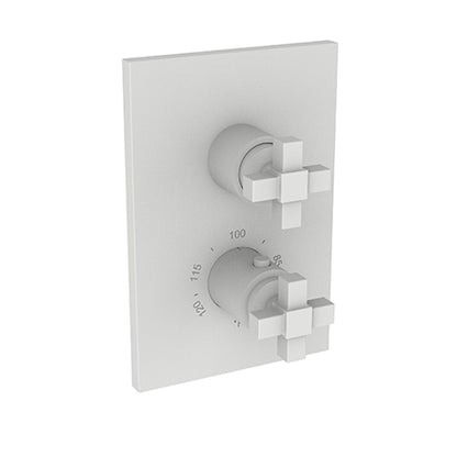 Newport Brass - Malvina 1/2 Inch Square Thermostatic Trim Plate with Handle