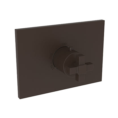 Newport Brass - Malvina 3/4 Inch Square Thermostatic Trim Plate with Handle